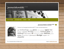 Tablet Screenshot of janmariakowalski.com